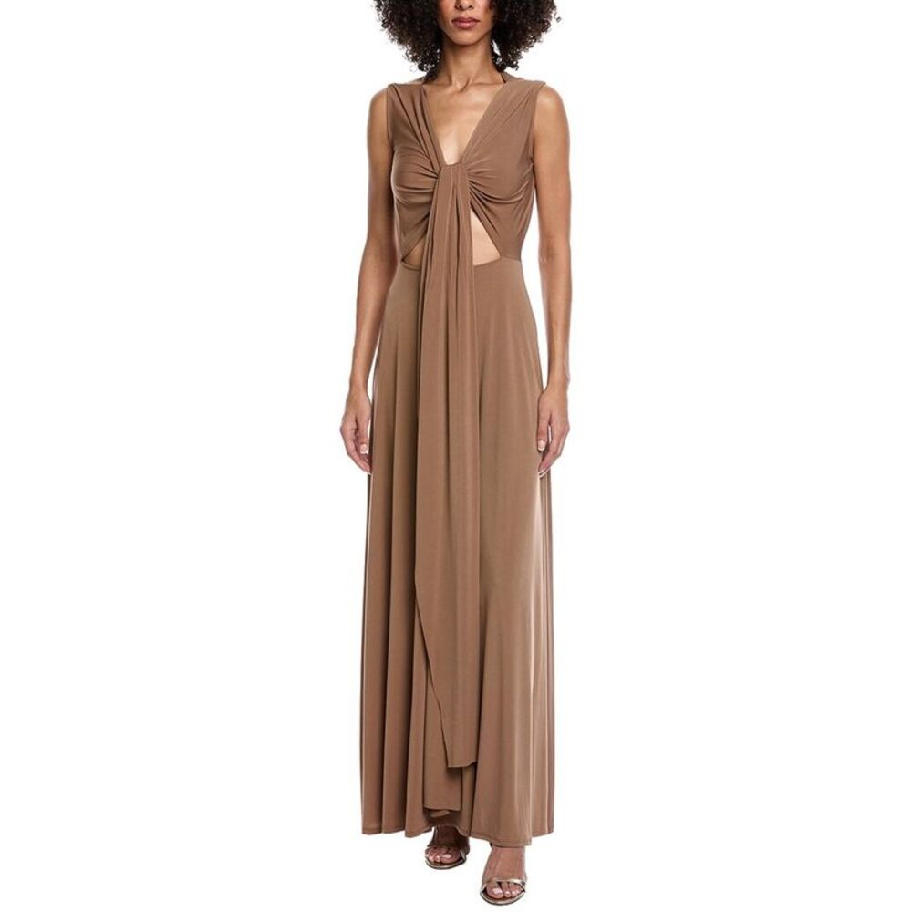 Issue New York Womens Wrap Bodice Gown